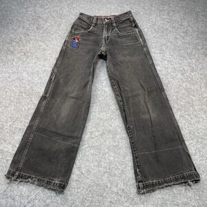 Vintage JNCO Handygirl Jeans Wide Leg Black Woman's Size 7